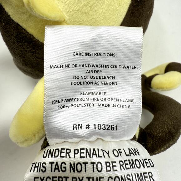 Nickelodeon Kids Avatar The Last Airbender Momo Stuffed Animal Soft Plush Toy - Picture 7 of 8